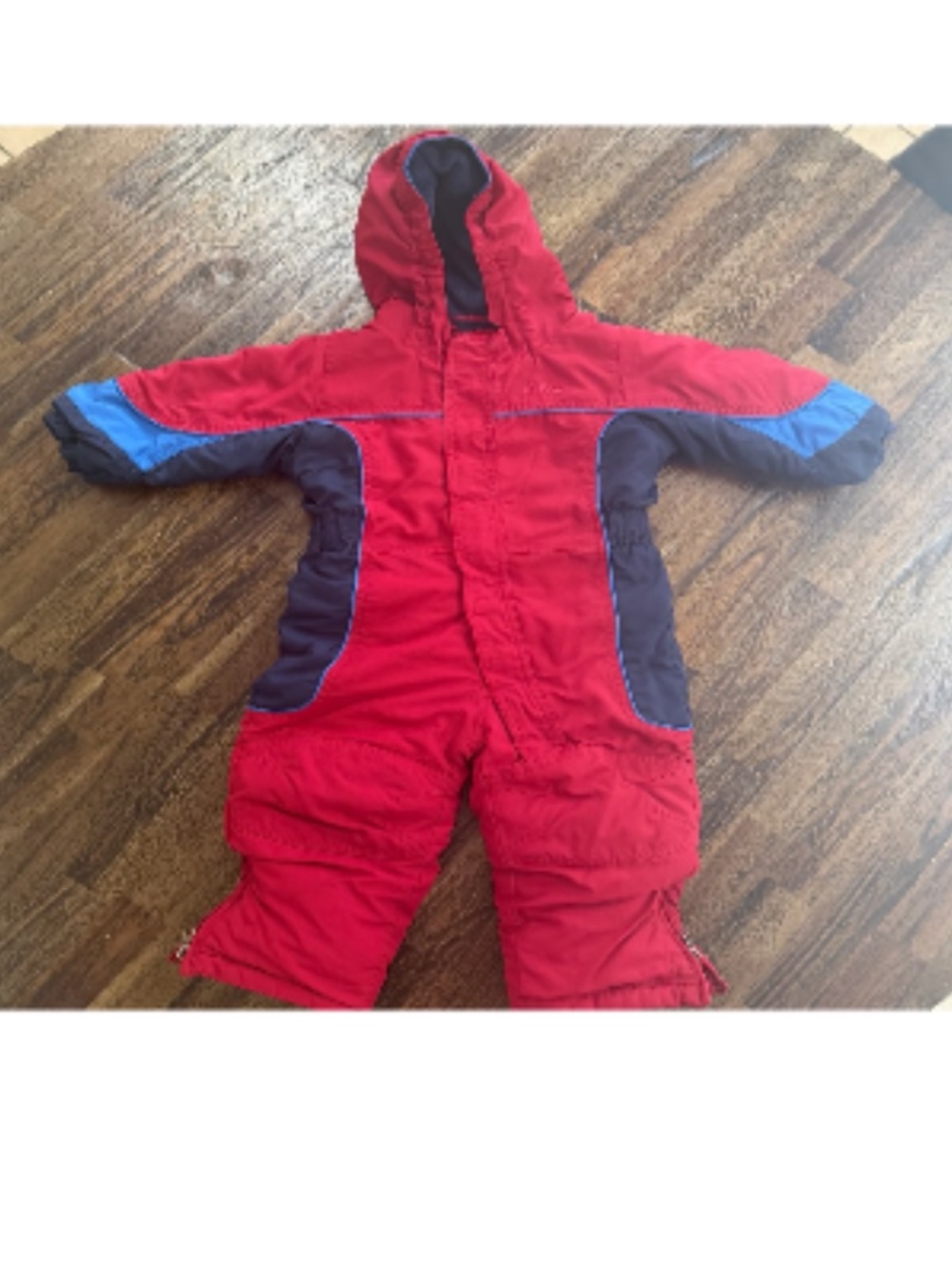 Insulated toddler snowsuit. LL Bean cold buster snowsuit size 12-18 months fleec